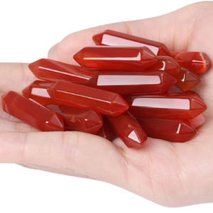 Red Carnelian Crystal Wands