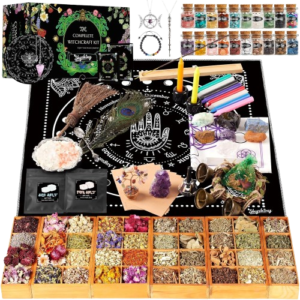 Witchcraft Supplies Kit, 150Pack Wiccan Supplies and Tools