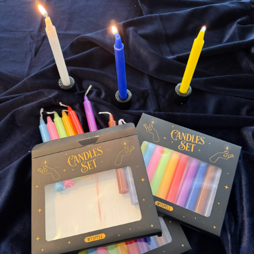 WYSPELL 36 Colored Spell Candles Kit — Taper Candles for Witchcraft, Rituals & Altar Work - Image 4